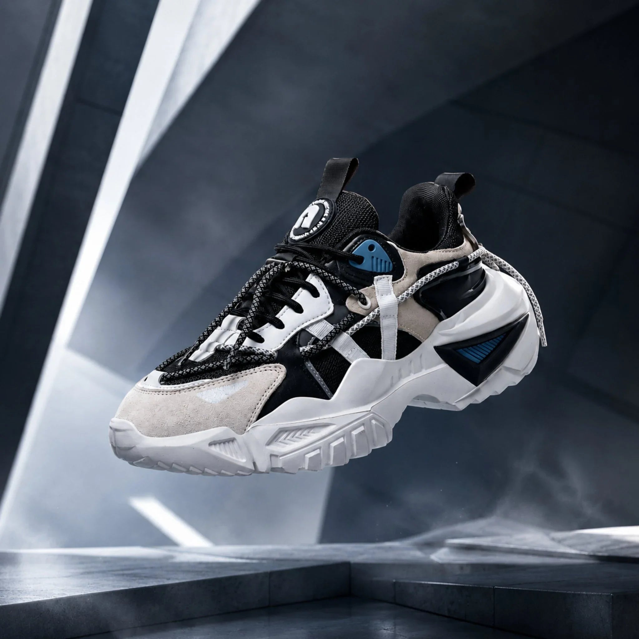 Rocket Boost High Heel Funky Designer Low Top Sneakers